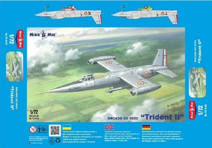 MIKROMIR 72-019 SNCASO SO 9050 TRIDENT II