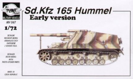 PLANET MODELS MV 067 SD.KFZ 165 HUMMEL EARLY VERSION