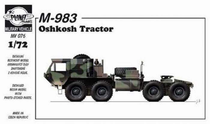 PLANET MODELS MV 076 OSHKOSH TRACTOR