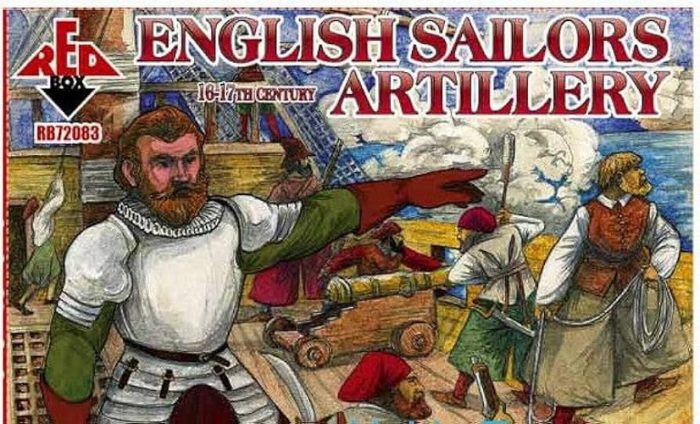 RED BOX RB720083 ENGLISH SAILORS ARTILLERY