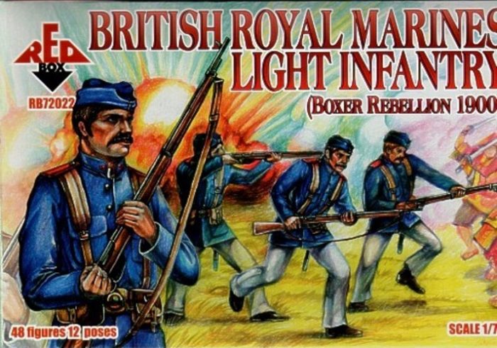 RED BOX RB72022 BRITISH ROYAL MARINES LIGHT INFANTRY BOXER REBELLION 1900