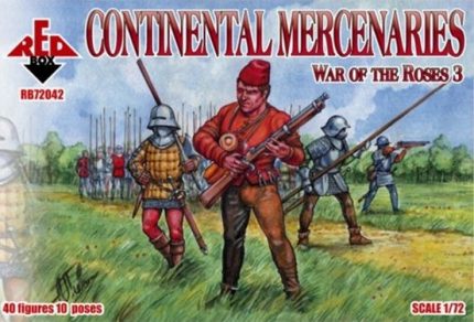 RED BOX RB72042 CONTINENTAL MERCENARIES WAR OF THE ROSES 3