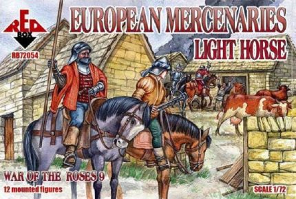 RED BOX RB72054 EUROPEAN MERCENARIES LIGHT HORSE WAR OF THE ROSES 9