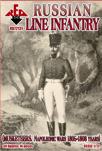 RED BOX RB72131 RUSSIAN LINE INFANTRY