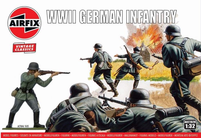 AIRFIX A02702V WWII GERMAN INFANTRY