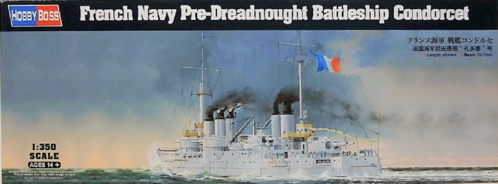 HOBBYBOSS 86505 FRENCH NAVY PRE-DREADNOUGHT BATTLESHIP CONDORCET