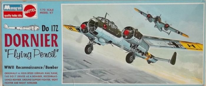 MONOGRAM 6842 DO 17Z DORNIER FLYNG PENCIL