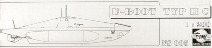 PLANET MODELS NS 006 U-BOOT TYP II D