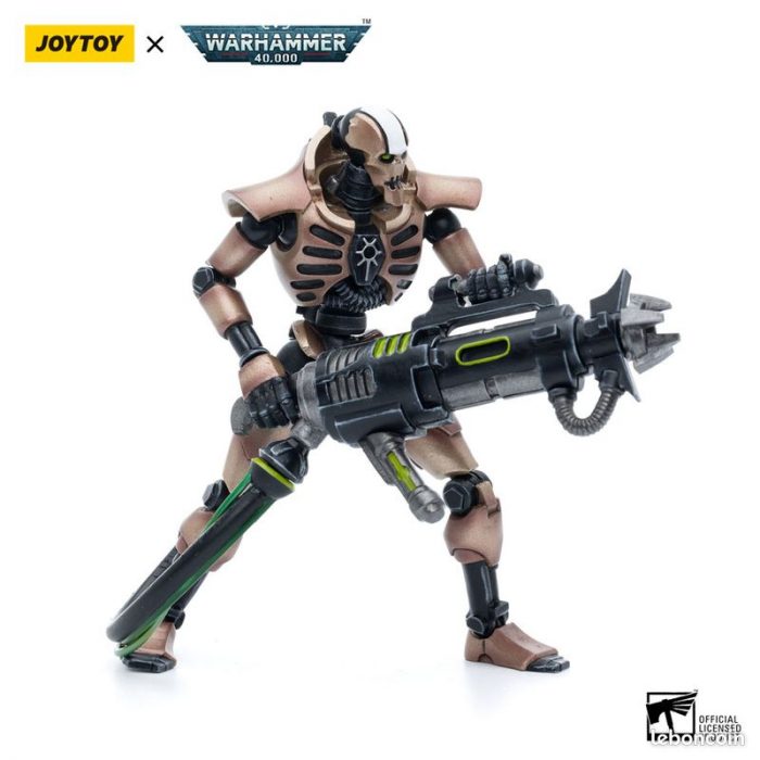 JOYTOY JT4157 WARHAMMER 40000 NECRONS SZAREKHAN DYNASTY IMMORTALS WITH TESLA CARBINES – Image 4