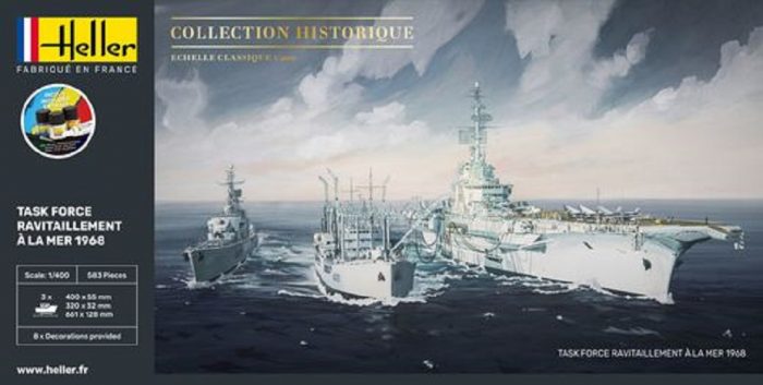 HELLER 57092 TASK FORCE RAVITAILLEMENT A LA MER 1968