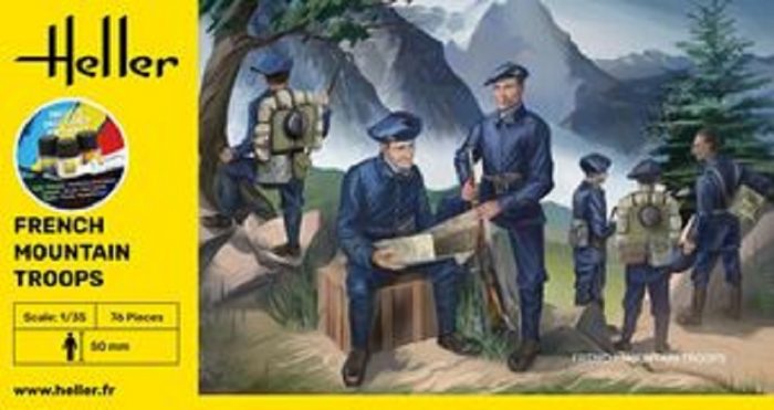 HELLER 57223 FRENCH MOUNTAIN TROOPS