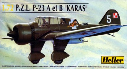 HELLER 80247 P.Z.L P-23 A et B KARAS