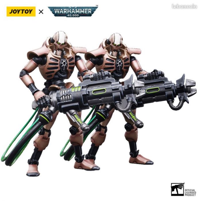 JOYTOY JT4157 WARHAMMER 40000 NECRONS SZAREKHAN DYNASTY IMMORTALS WITH TESLA CARBINES