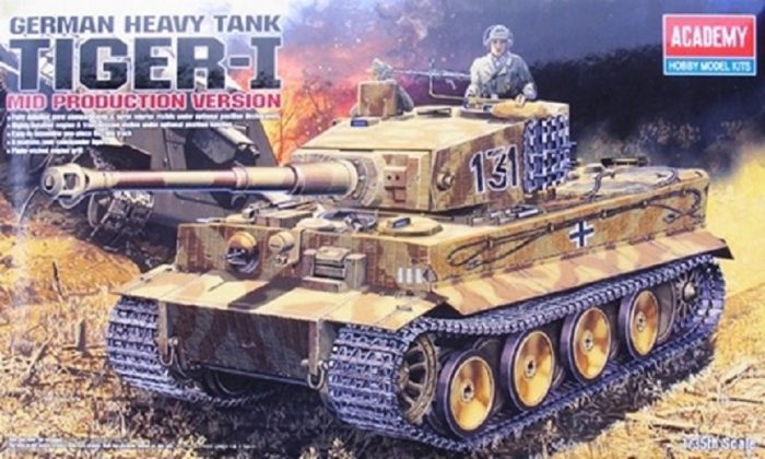 ACADEMY 1387 GERMAN HEAVY TANK TIGER-I MID PRODUCTION VERSION
