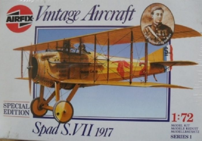 AIRFIX 01081 VINTAGE AIRCRAFT SPAD S.VII 1917