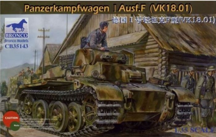 BRONCO CB35143 PANZERKAMPFWAGEN I AUSF.F VK18.01