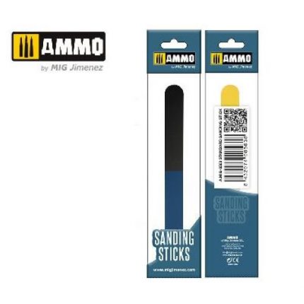 AMMO A.MIG-8563 MIG JIMENEZ S.L. STANDARD SANDING STICK BATON DE PONCAGE STANDARD