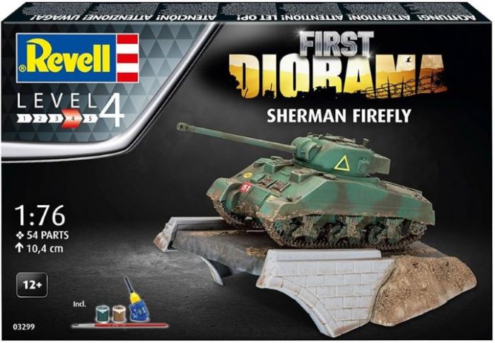 REVELL 03299 FIRST DIORAMA SHERMAN FIREFLY