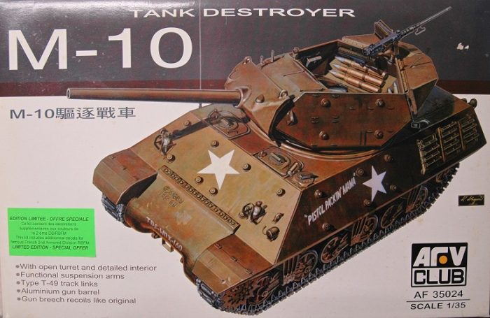 AFV CLUB AF35024 M-10 TANK DESTROYER EDITION LIMITEE