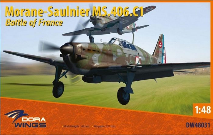 DORA WINGS DW48031 MORANE-SAULNIER MS.406.C1 BATTLE OF FRANCE