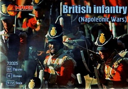 MARS 72025 BRITISH INFANTRY NAPOLEONIC WARS