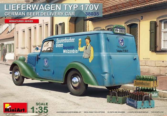 MINI ART 38035 LIEFERWAGEN TYP 170V GERMAN BEER DELIVERY CAR