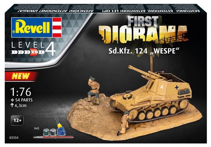 REVELL 03334 FIRST DIORAMA SD.KFZ. 124 WESPE