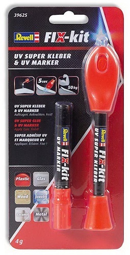 REVELL 39625 FIX-KIT UV SUPER KLEBER & UV MARKER