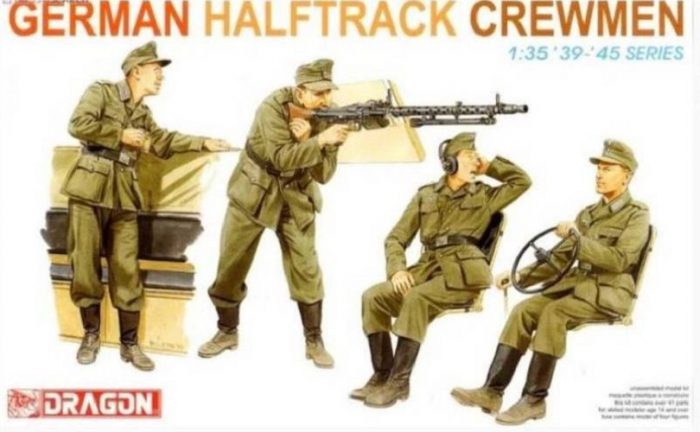 DRAGON 6193 GERMAN HALFTRACK CREWMEN