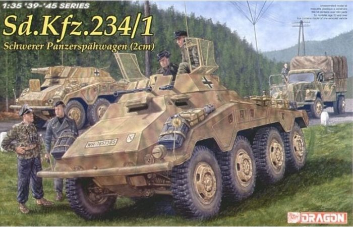 DRAGON 6298 SD.KFZ.234/1 SCHWERER PANZERSPAHWAGEN 2CM