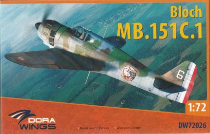 DORA WINGS DW72026 BLOCH MB.151 C.1