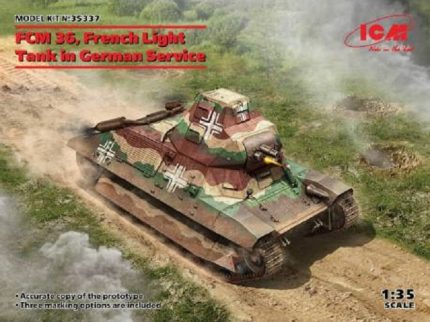 ICM 35337 FCM 36 FRENCH LIGHT TANK
