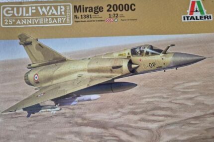 ITALERI 1381 GULF WAR 25th ANNIVERSAIRE 1991 2016 MIRAGE 2000C