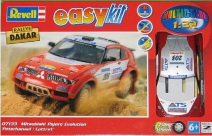 REVELL 07133 EASY KIT MITSUBISHI PAJERO EVOLUTION RALLYE DAKAR