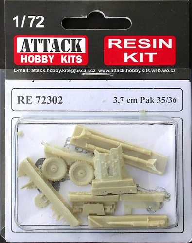 ATTACK HOBBY KITS RE72302 3.7CM PAK35/36