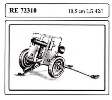 ATTACK HOBBY KITS RE72310 10.5 CM LG 42/1