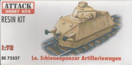 ATTACK HOBBY KITS RE72337 LE. SCHIENENPANZER ARTILLERIEWAGEN