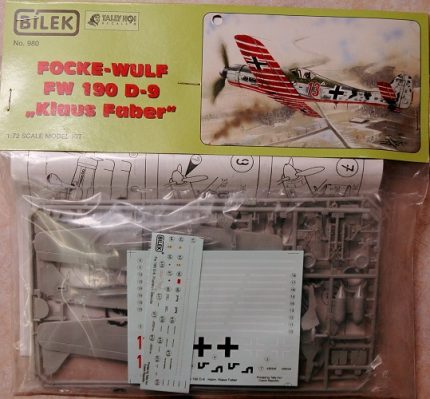 BILEK 980 FOCKE-WULF FW 190 D-9 KLAUS FABER