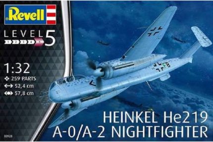 REVELL 03928 HEINKEL HE219 A-0/A-2 NIGHTFIGHTER