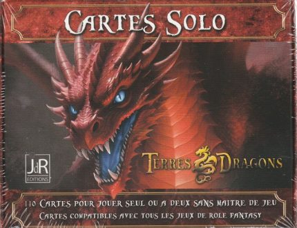 TERRES DRAGONS CARTES SOLO DECK DE 110 CARTES