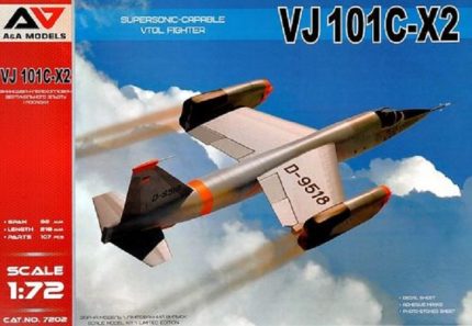 A&A MODELS 7202 VJ 101C-X2 SUPERSONIC-CAPABLE VTOL FIGHTER