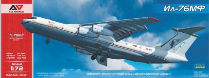 A&A MODELS 72101 IL-76MF MILITARY TRANSPORT AIRCRAFT
