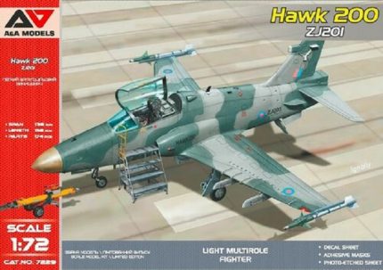 A&A MODELS 7229 HAWK 200 ZJ201 LIGHT MULTIROLE FIGHTER