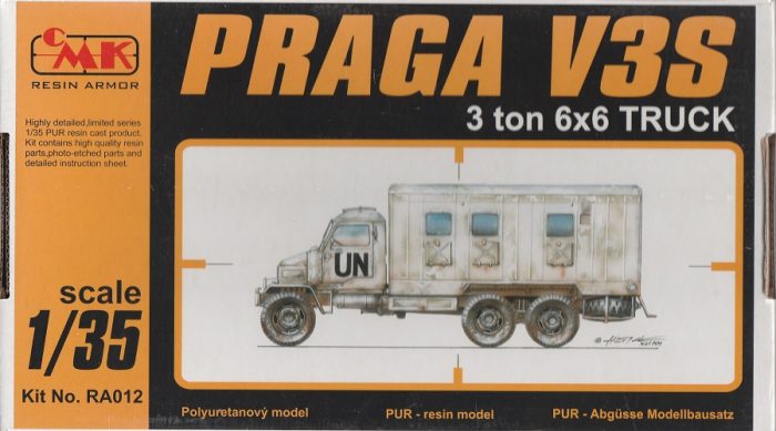CMK RA012 PRAGA V3S 3TON 6*6 TRUCK