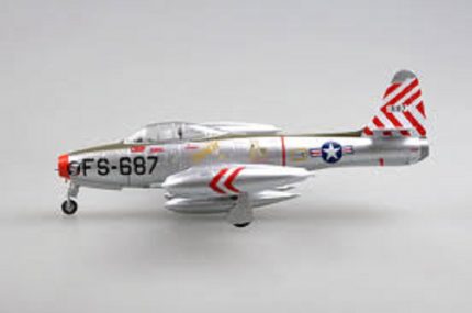 EASY MODEL WINGED ACE 37108 F-84E THUNDERJET F-84E SANDY ASSIGNED TO THE 9TH FBS