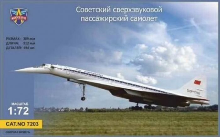 MODELSVIT 7203 TU-144 SOVIET SUPERSONIC AIRLINER