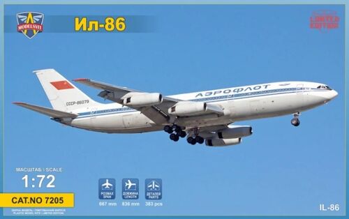 MODELSVIT 7205 IL-86 WIDE-BODY AIRLINER