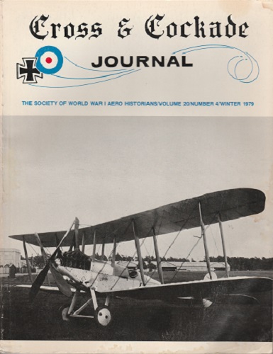 CROSS & COCKADE JOURNAL VOLUME 20 NUMBER 4