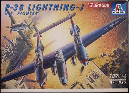 DRAGON ITALERI 032 P-38 LIGHTNING - J U.S. FIGHTER