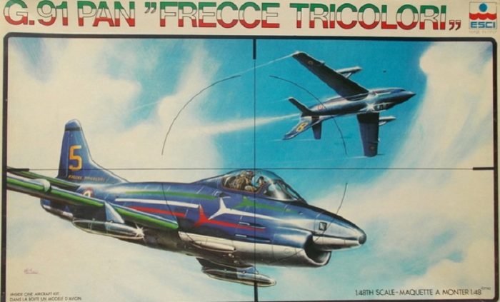ESCI SC-4028 FIAT G.91 PAN FRECCE TRICOLORI